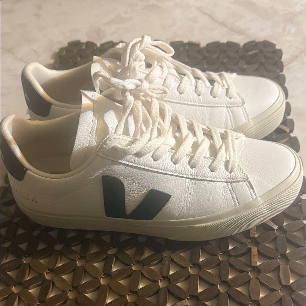 Veja White and Black Women's Sneakers